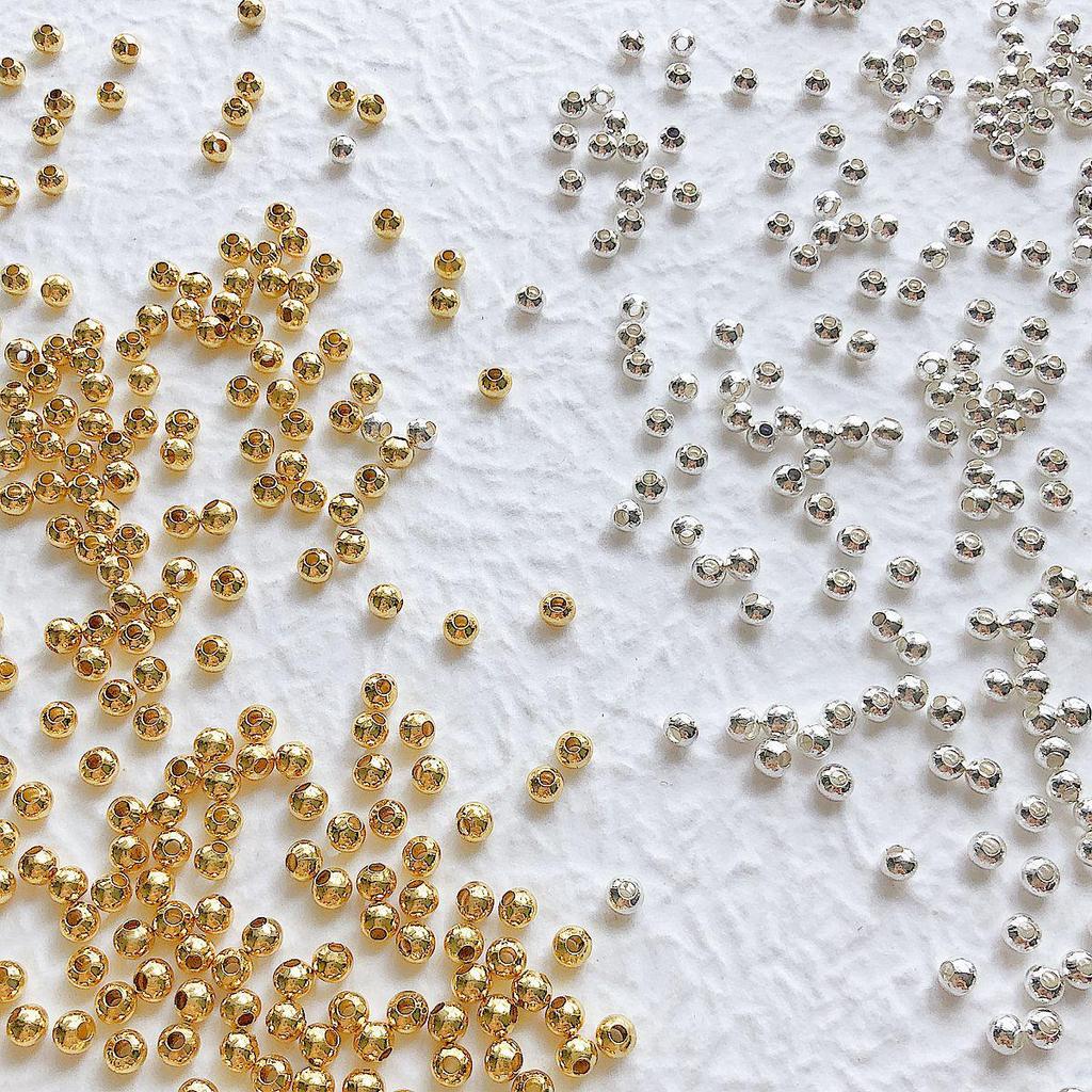 18k Gold Plated Snowflake Spacer Beads for DIY Jewelry Making