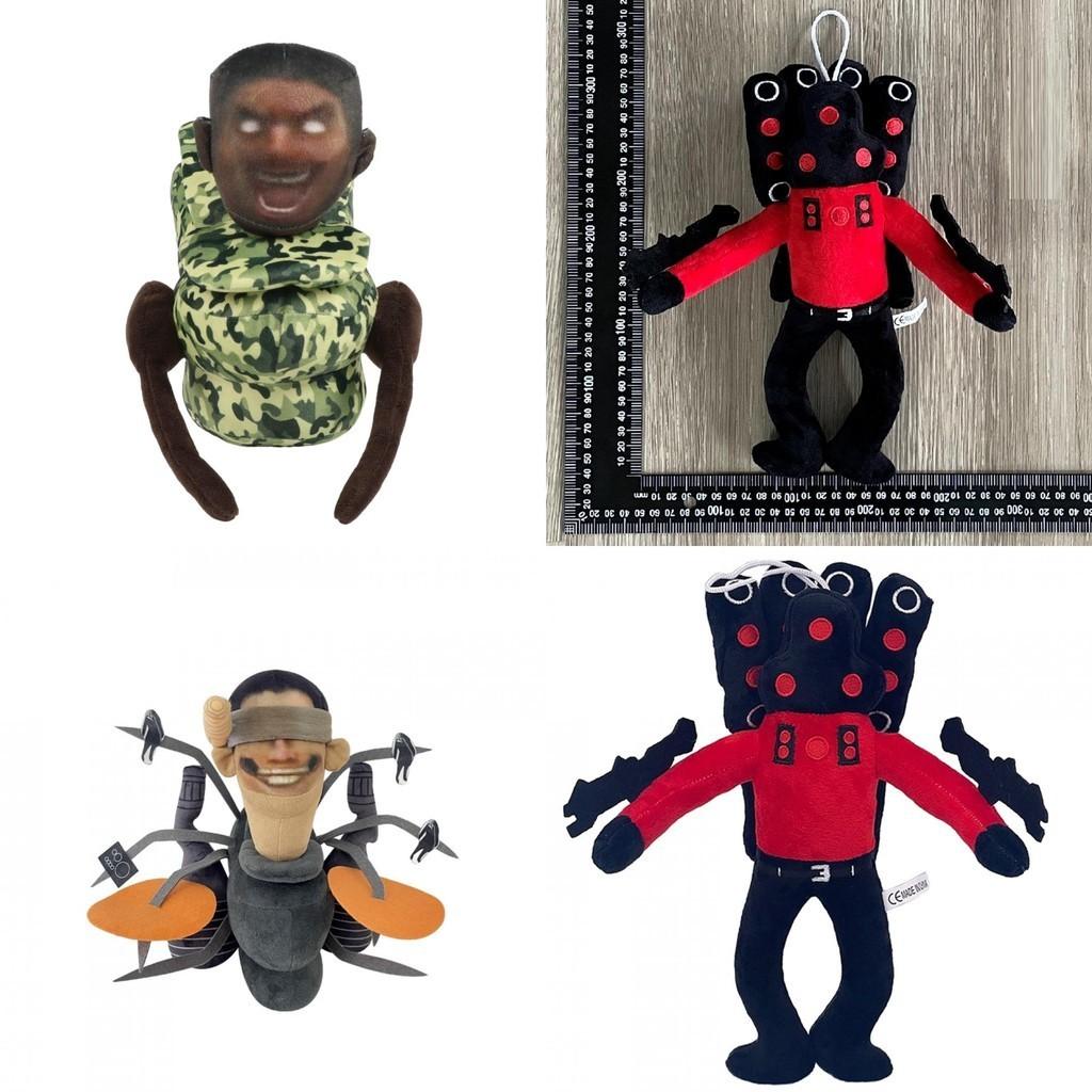 Skibidi Toilet Plush Funny Cute Plush Toy For All Ages Short Hair Fur