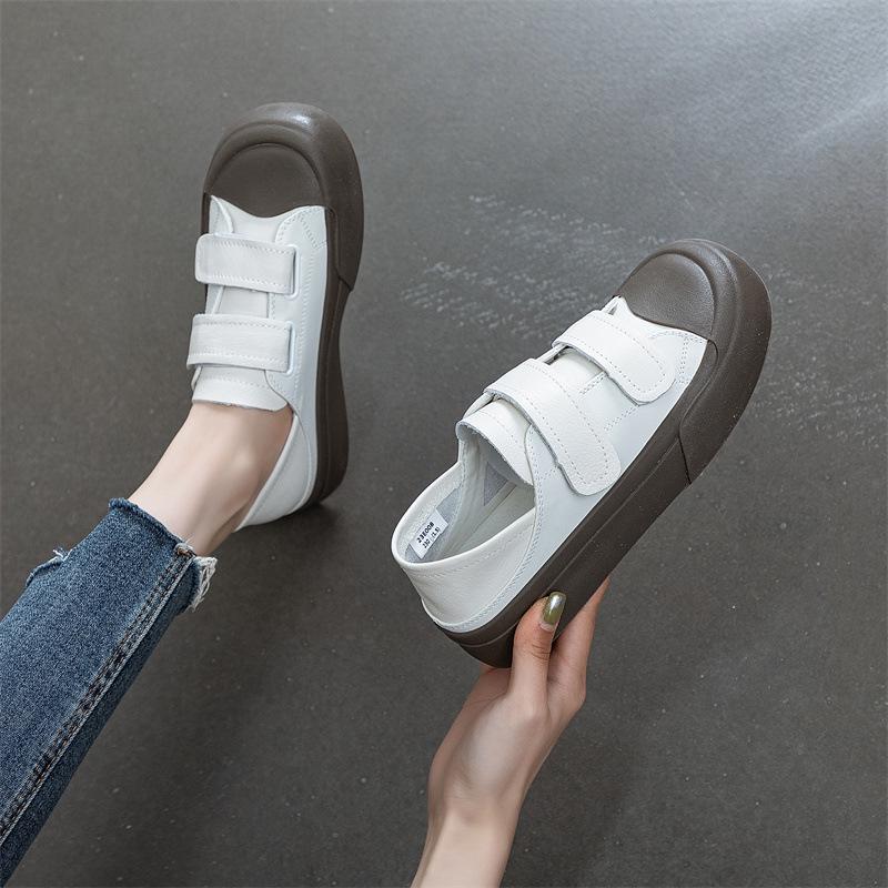 

Женские повседневные кроссовки CCVV на липучках 2023 года — удобная, универсальная и модная обувь на плоской подошве 38