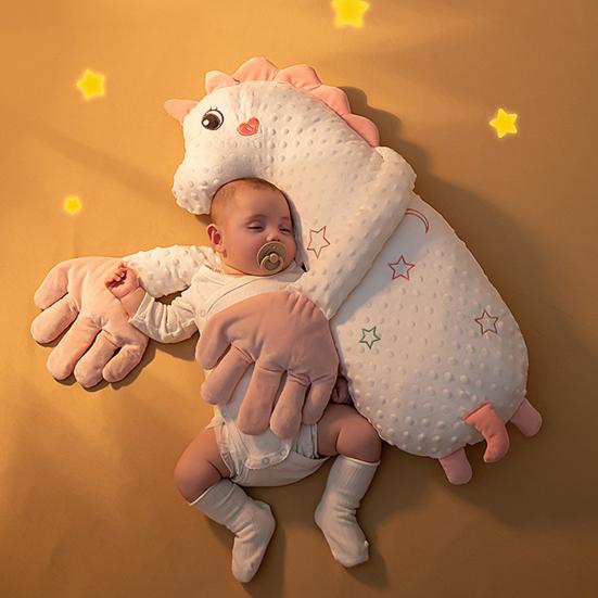 Suzeta Palmă Calmantă pentru Bebeluși Jucărie Moale de Pluș Ajutor pentru Somn Pernă de Suport pentru Somnul Bebelușilor Jucărie Calmanta Anti-Sperietură pentru Sugari