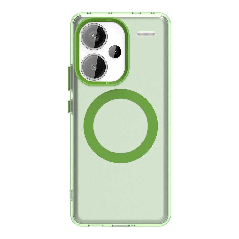 For Redmi Note 13 Pro Plus 5G Case Magnetic Wireless Charge Funda Redmi Note 13 Pro+ Plus Coque Matte Translucent PC Back Cover