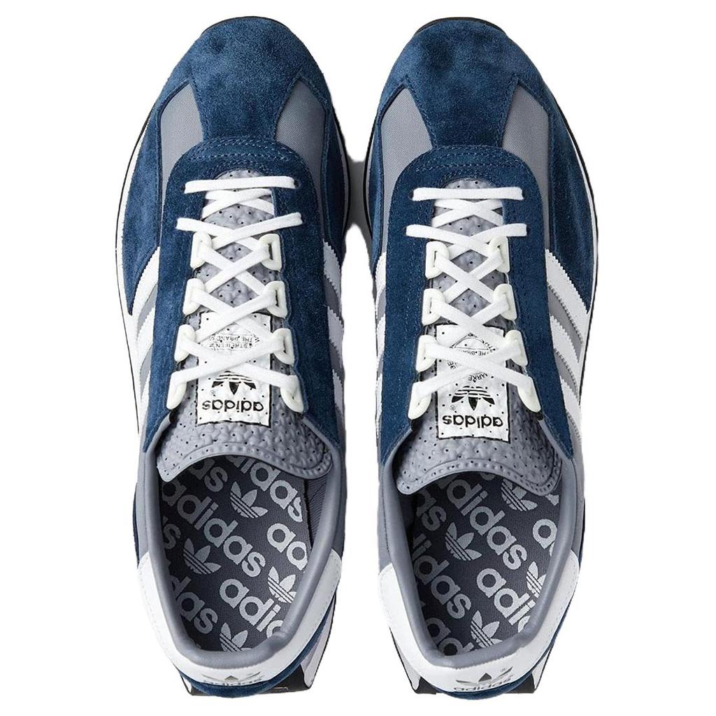 Adidas Originals Racing 1 Comfortable Versatile Non-Slip Wear-Resistant Low-Top Casual Shoes Unisex sneaker Blue White Gray GX8632