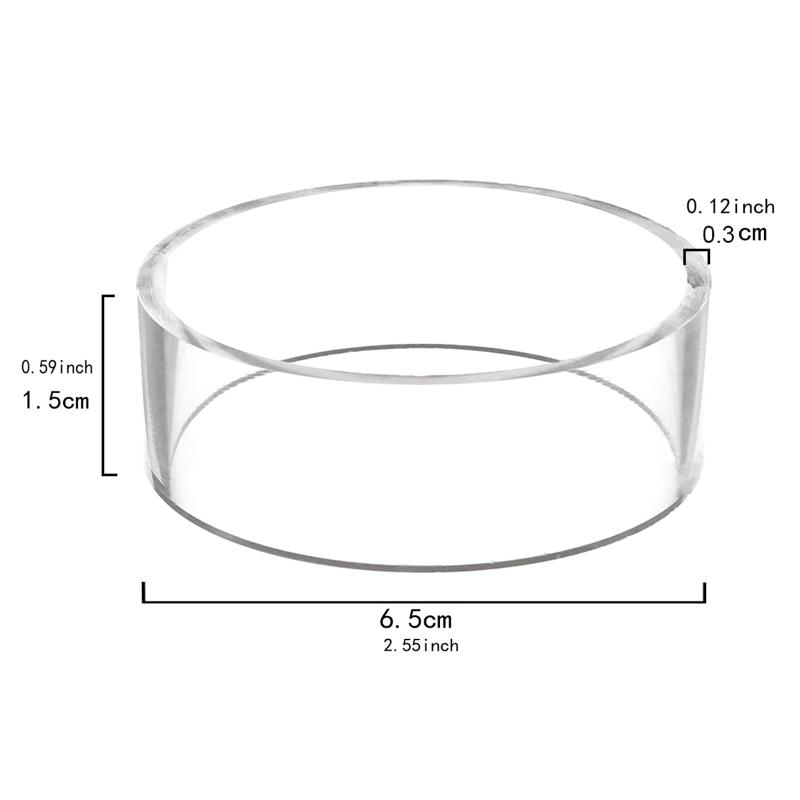 Transparenter Kugelständer Displayhalter Rack Stützfuß für Kristall Mousse Kugel Baseball Fußball Tennis Sammlung