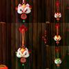 Cartoon Lion Dance Keychain Awakened Lion Chinese Style Lion Dance Pendant Plush Doll Year Of Horse Chinese New Year Gift