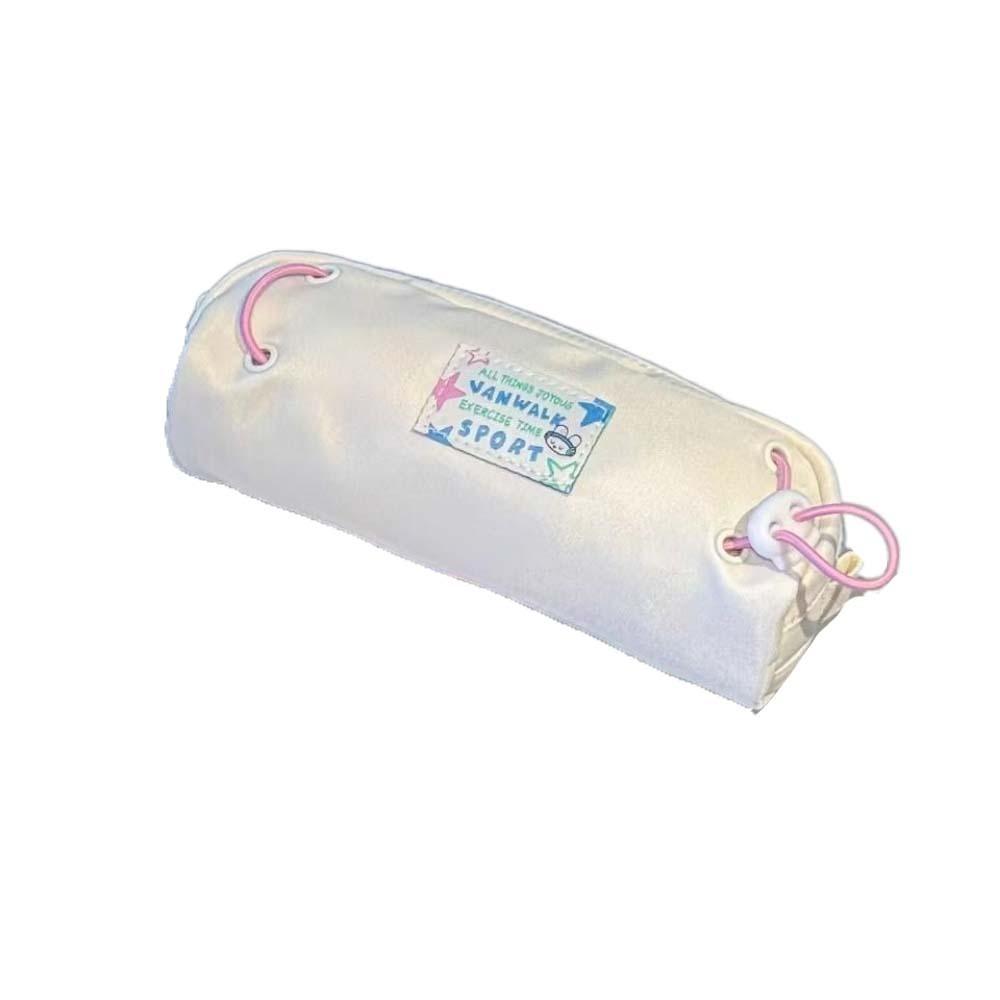 Y2K Stationery Bag Drawstring Pencil Case Fashion Cartoon Pen Pouch  Signature