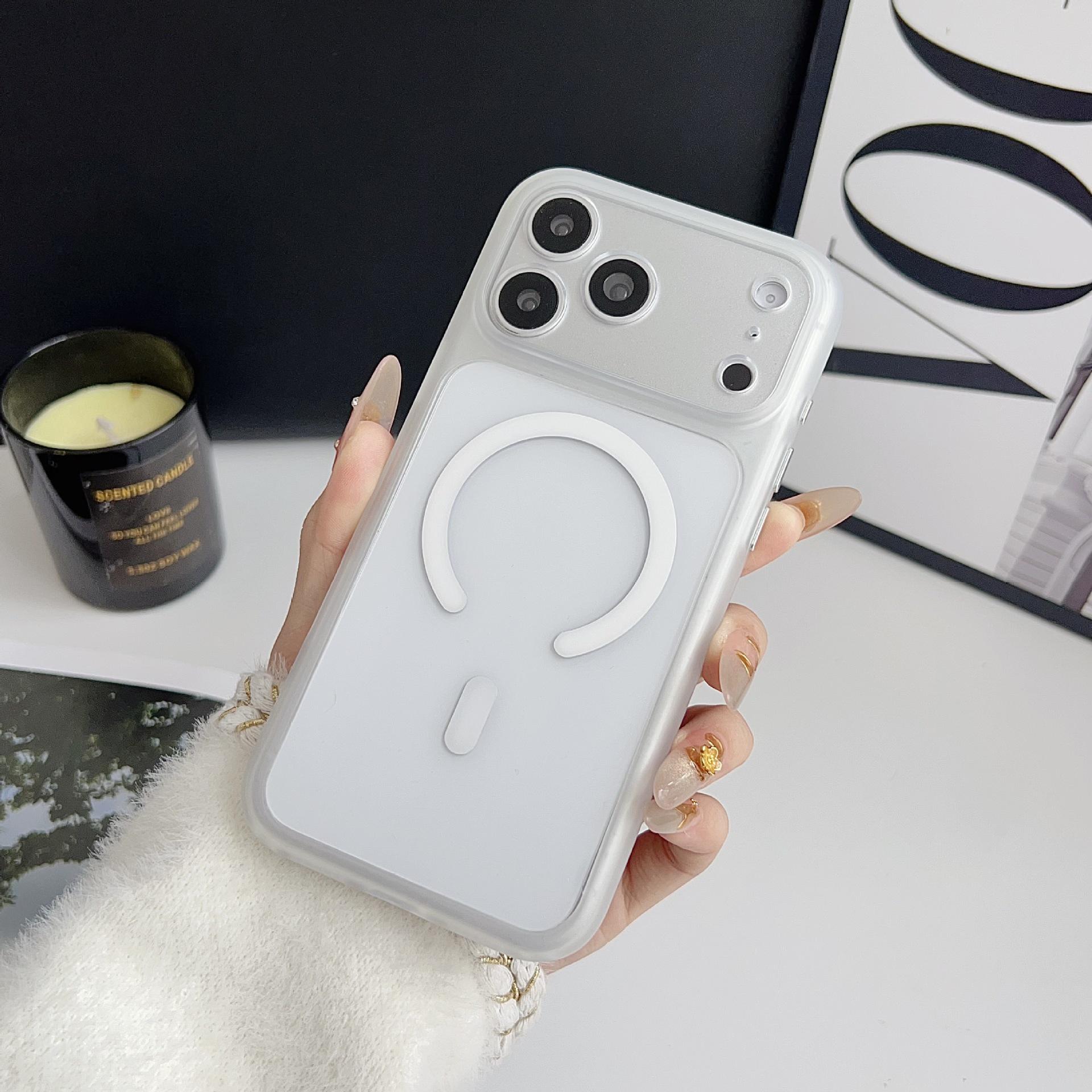 

iPhone 17 Pro Max Yuan Dun Transparent Magnetic Protective Case with Precision Hole and Anti-fall Design iPhone 17 Pro Max