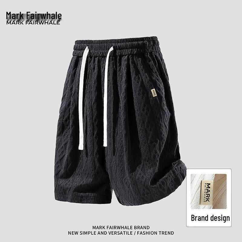 Mark Fairwhale Men s Jacquard Ice Silk Shorts 4XL