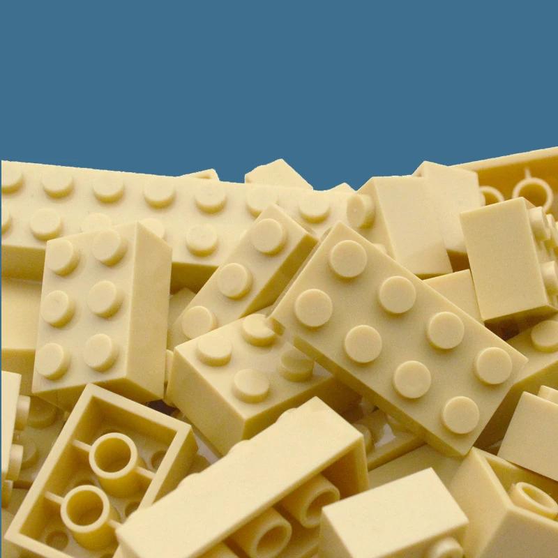 104Pcs Mixed Thick Figure Building Blocks 12 Size 16 Colors MOC Bricks Creative Toys for Children 6-12y