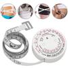 1 Pcs 150cm BMI Body Mass Index Retractable Tape Calculator Diet Tape Measures Tools Automatic Telescopic Tape Measure