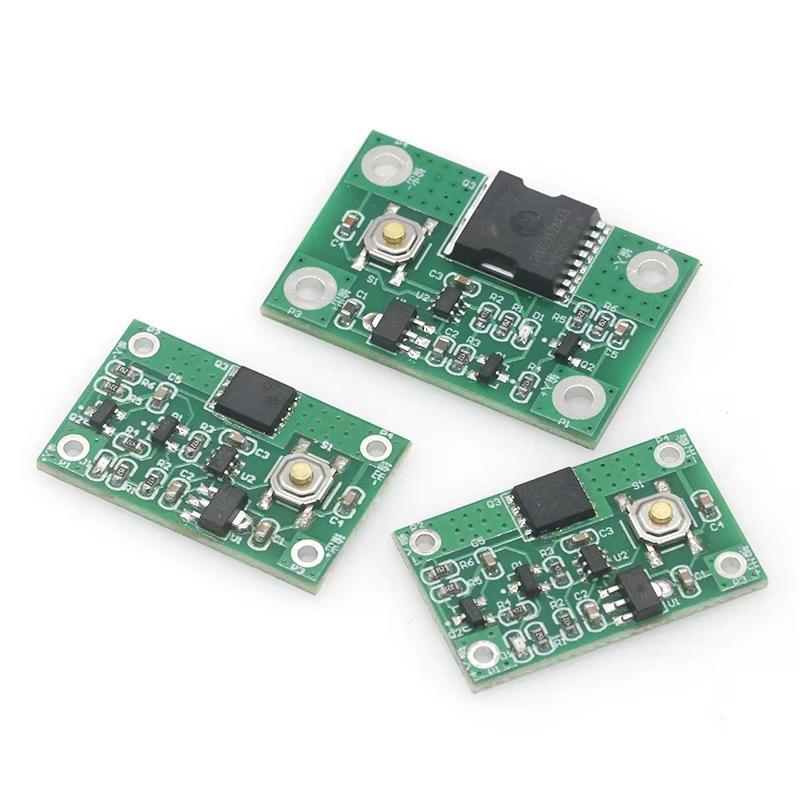 1 Adet Kendinden Kilitli Elektronik Anahtar Tek Düğmeli Anahtar Modülü 10A 30A 70A Yüksek Akım Tek Düğmeli Bistabil Anahtar