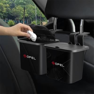 Car Trash Can Seat Back Hanging Storage Box Phone Holder Rubbish Can For Astra Mokka Zafira Corsa Vectra C Car Wheel Hubcap