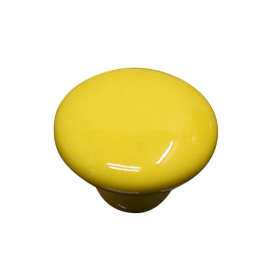 Puxador de gaveta de armário de cerâmica redondo moderno, puxador de móveis