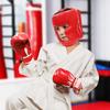 Adults/child MMA Safety Boxing Gloves Helmet Head Gear Protectors PU Leather Gloves Kids Boxing Training Kickboxing Boxer Target
