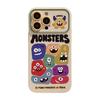 Funny Monsters party Phone Case For iPhone 16 15 14 13 12 11 Pro Max Xr 15 14 16 Plus Case Cute cartoon Shockproof Soft Cover