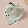 Super Soft Cotton Infant Bib & Neck Warmer - Anti-Spit Up, Autumn/Winter Triangle Scarf