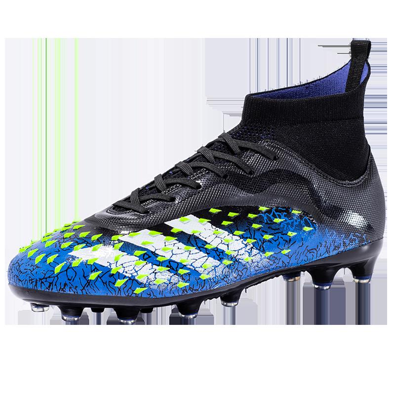 Large Size New High-Top Football Shoes Men'S Training Shoes Student Long Nail Football Shoes Broken Nail Shoes Women