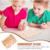 UPKOCH Wooden Labyrinth Board Game, Marble Maze with Two Metal Balls, Brain Teaser Puzzle for Kids, Teens, and Adults, Montessori Educational Toy for