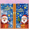 Festive Pvc Christmas Snowflake And Santa Static Stickers For Window Decoration