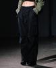 BIG UNION Pleated Cargo Pants / Black