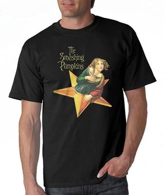 The Smashing Pumpkins Men 's T-shirt 100% Quality Cotton Rock T-shirt Summer Fashion Versatile T-shirt