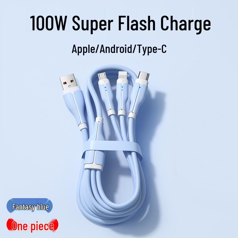 Universal 3-in-1 Multi-Function Fast Charging Cable for Cars