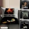 P-Partynextdoor Singer Cushion Cover Natural Linen Organic Fabric Double-Sided Printing Sofa Home Decor Gift Pillow Case