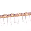 Apparel DIY Colorful Butterfly Charm Tassel Chain DIY Vintage Rhinestone Chain Creative Ethnic Headwear Accessory DIY Craft