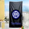 Inter Milan Customized Name Beach Towel Super Soft & Absorbent Portable for SwimmingBeachCamping Travel Beach AccessoriesGym