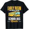 Bus Monitor Risin' Travelin' Lovin' School Bus Monitor T-Shirt