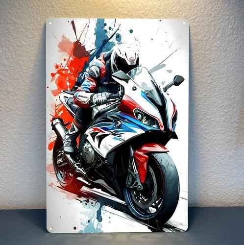 

Supersport painting art Motorcycle Metal Poster Collectable Tin Sign 20x30cm aluminum 20x30cm（7.8x11.8inch）