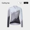 NUCKILY Damen Langarm-Radtrikot - Atmungsaktives Slim Fit mit Sonnenschutz für Frühjahrs-/Herbstfahrten.