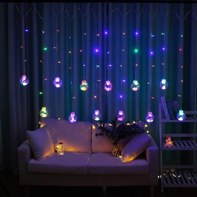 Luces de Bola de Deseo Multicolor para Decoración - 2.5m, 12 LED Orbe de Bola de Deseo, Luces de Serie LED para Decoración del Hogar