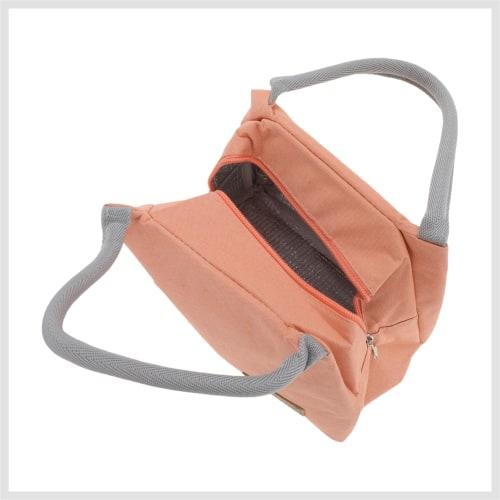 RENEWREVITAL Insulated Lunch Bag, Small, for Lunchboxes, Picnics, Beach, and Travel, Orange, 22*14*17cm