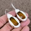Citrine Gemstone Handmade 925 Sterling Silver Jewelry Earring 2.25" KKG-639