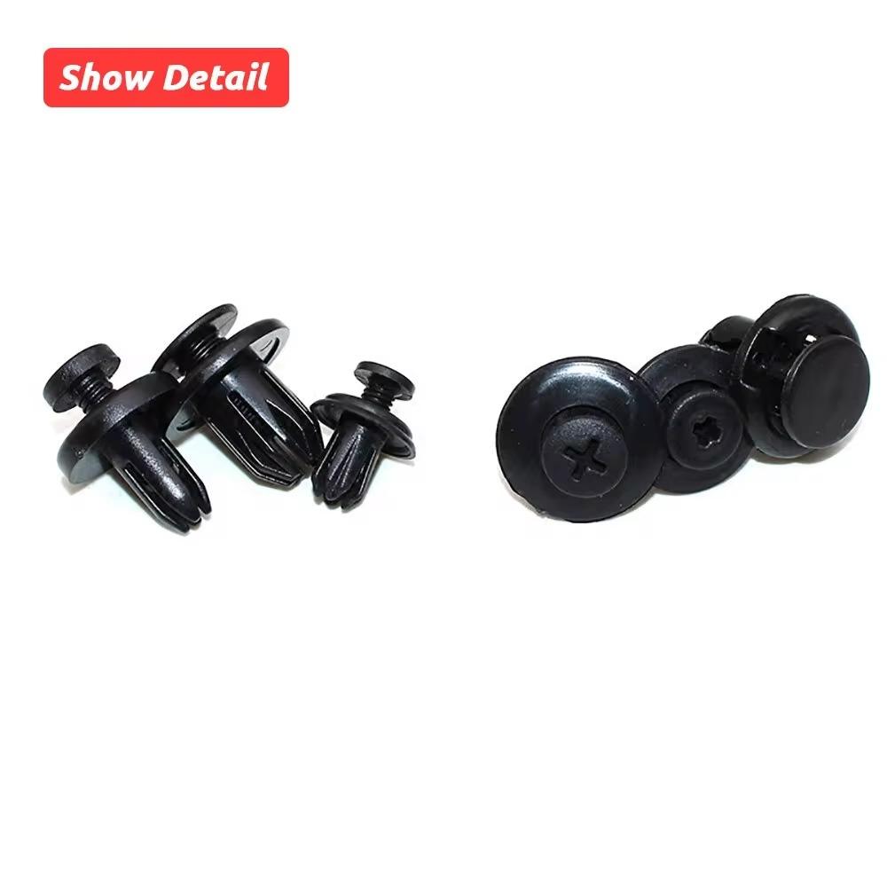 50/100pcs Auto Fastener Mixed Clip Car Body Push Retainer Pin Rivet Bumper Door Trim Panel Retainer Fastener Kit Car Accessories