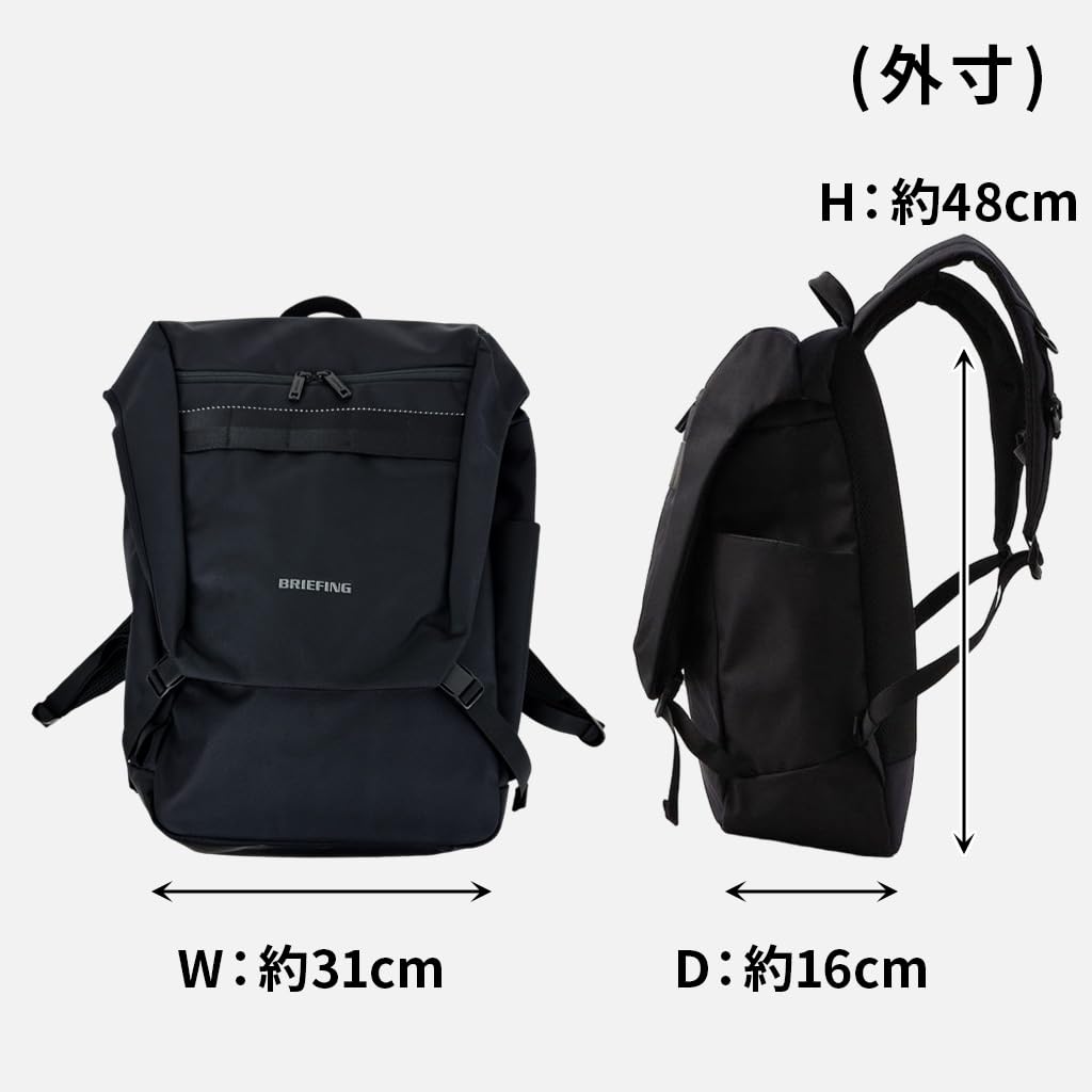 Back MFC FLAP PACK WR Black FREE [Briefing] Men's