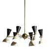 Lustr Diabolo s 12 světly ve stylu stropního svítidla StilNovo Mid Century F