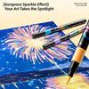 48/36/24/12 Colors Glitter Art Markers Metallic Paint Marker Pens DIY Crafts Birthday Cards, Making Poster, Album