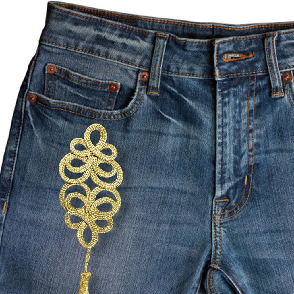 Eye-Catching Braided Flower Applique for Clothes Hat Sewing Patches DIY Scarf Wedding Dress Decors Accessories