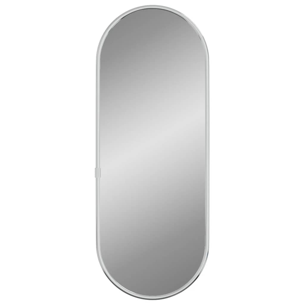 Wandspiegel Silber 40 x 15 cm Oval