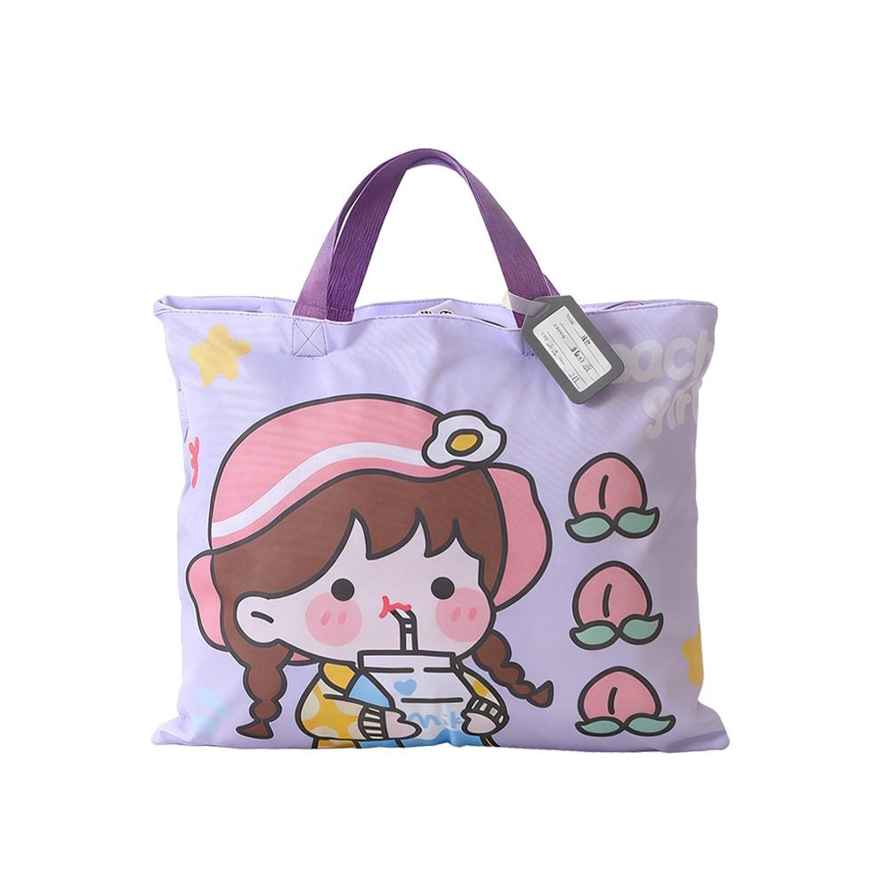 Cartoon Print Kindergarten Quilt Storage Bag Oxford Cloth Lightweight Clothes Packing Bag Foldable Multi-Purpose