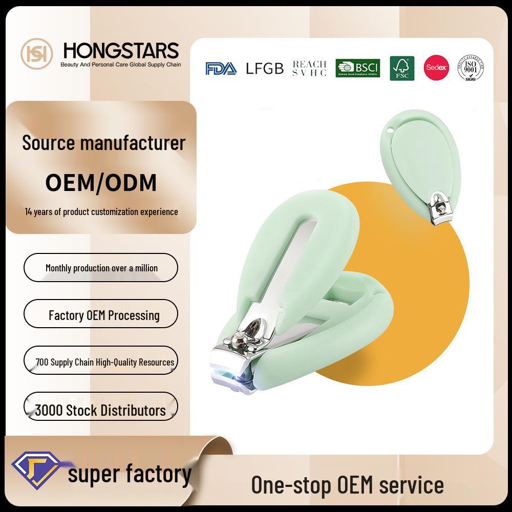 Nagelknipser-Set für Neugeborene: Anti-Quetsch-Nagelknipser, Kinderfeile & Ohrenschmalzlöffel