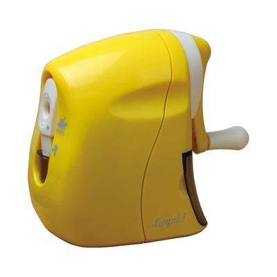 Sonic Libigaku Karu Half Manual Pencil Sharpener, Yellow, LV-8070-Y
