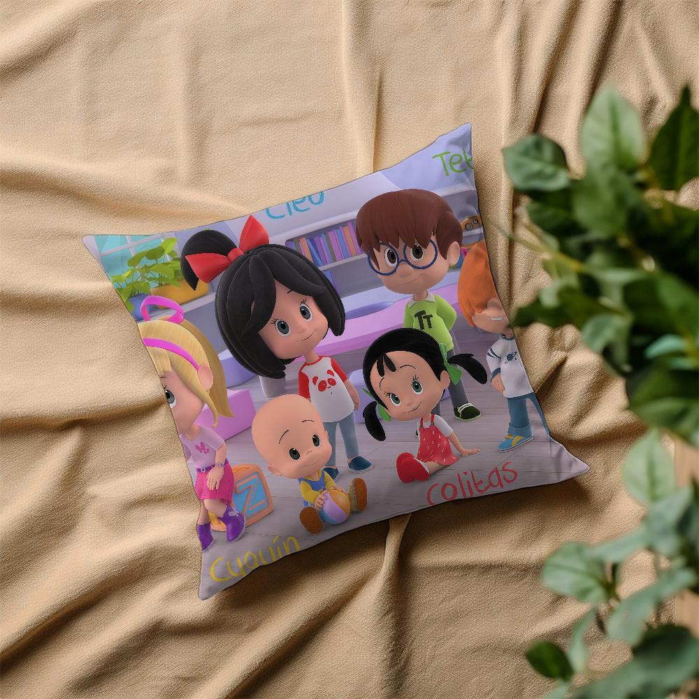C-Cleo cushion cover Square Sofa Cushion Cartoon Cover Casual Skin-Friendly Comfortable Pillow C-Cuquin Cover