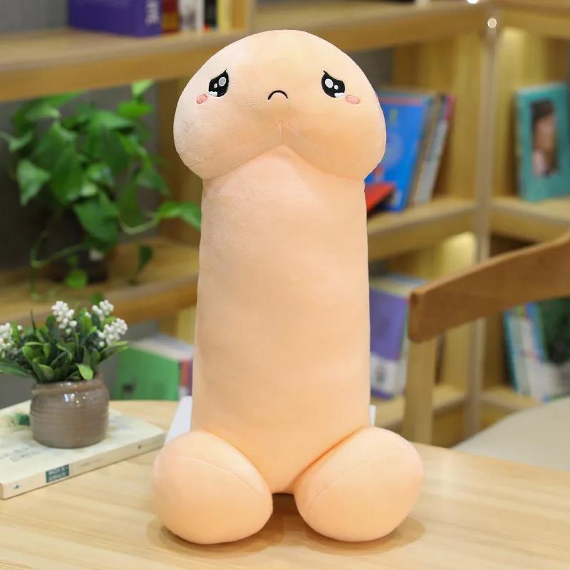 Trick Penis Simulation Plush Toys Boys Dick Plushie Real-life Penis Hug Pillow Stuffed Sexy Interesting Gifts For Girlfriend