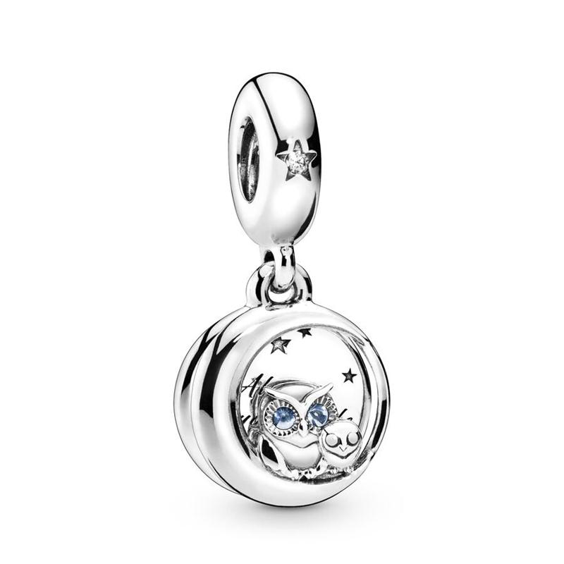 Brand New High Quality Fine Always by Your Side Owl Brazil Beach & Parrot Dangle Charm Bead Component Bead Components Compatible With Authentic