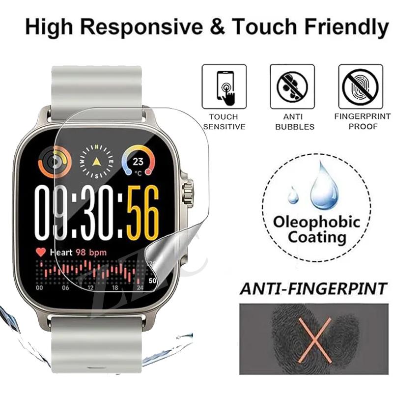 Soft Hydrogel Film Screen Protector For Realme Watch 5 Scratch resistant HD TPU Protective Film For Realme Watch 5 Accessories