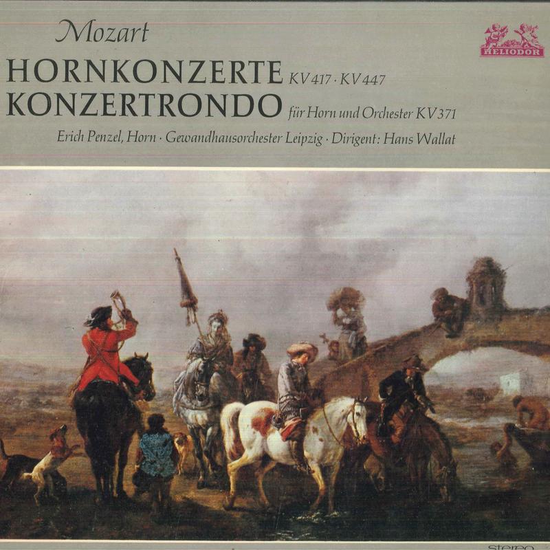 

LP Record ERICH PENZEL GEWANDHAUSORCHESTER L Mozart Hornkonzerte KV 417 KV 447 89553 HELIODOR Germany Classical Used
