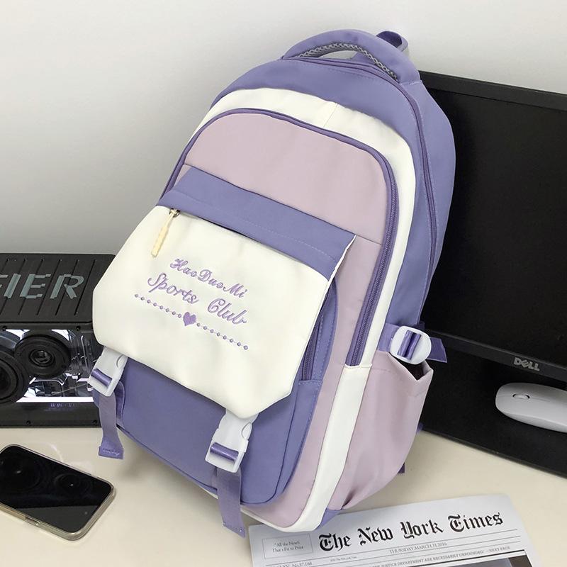 

Детский Рюкзак для Учениц Начальной Школы Бордовый Рюкзак для Учеников Средней Школы Рюкзак для Студентов Колледжа