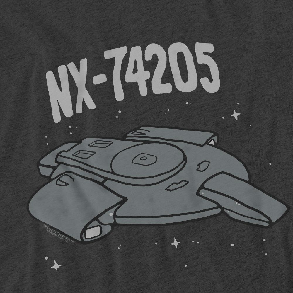 Star Trek Unisex Adult The Defiant T-Shirt